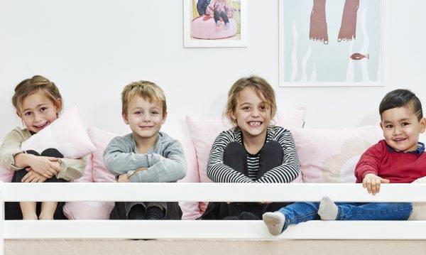 Hoppekids Sprookjesbloem gordijn voor halfhoog en stapelbed 70x160 cm - Afbeelding 7