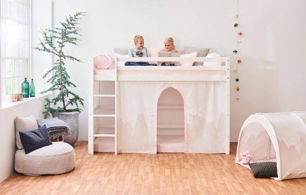 Hoppekids Winter Wonderland gordijn voor halfhoog bed 90x200 cm - Afbeelding 4