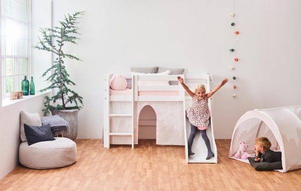 Hoppekids Winter Wonderland gordijn voor halfhoog en stapelbed 70x160 cm - Afbeelding 4