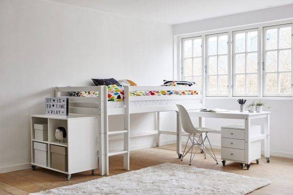 Hoppekids JONAS lade op wielen, Wit - Afbeelding 2