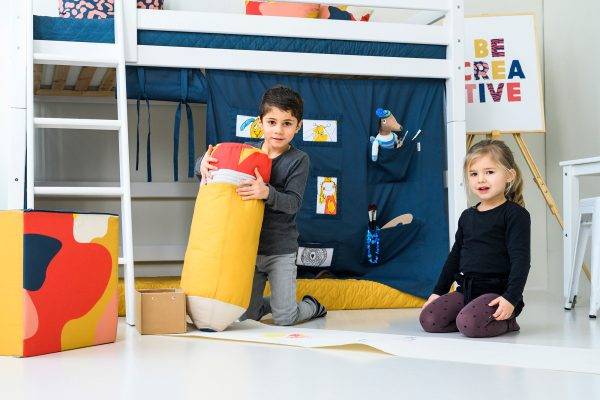 Hoppekids Creator gordijn voor halfhoog bed 90x200 cm - Afbeelding 6