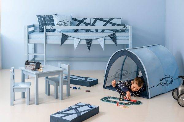 MADS kinder set 1 tafel/2 stoelen, Dream blue - Afbeelding 7