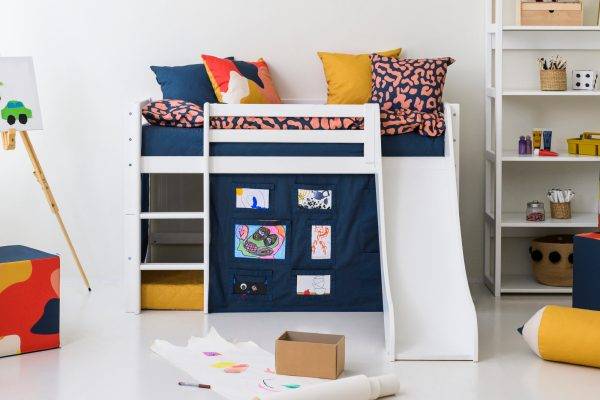 Hoppekids Creator gordijn voor halfhoog en stapelbed 70x160 cm - Afbeelding 5