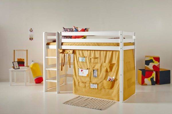 Hoppekids Creator gordijn voor halfhoog bed 90x200 cm - Afbeelding 5