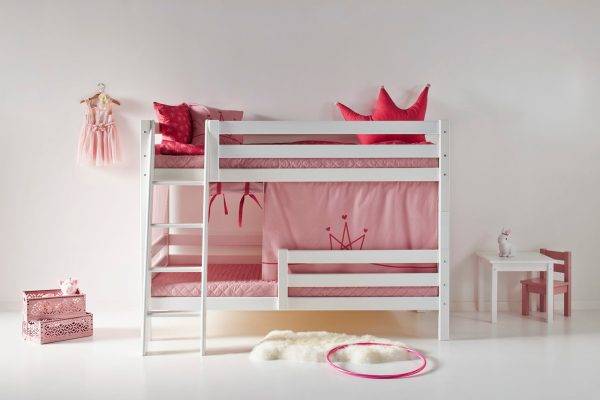 Hoppekids Prinses gordijn voor halfhoog en stapelbed 90x200 cm - Afbeelding 5