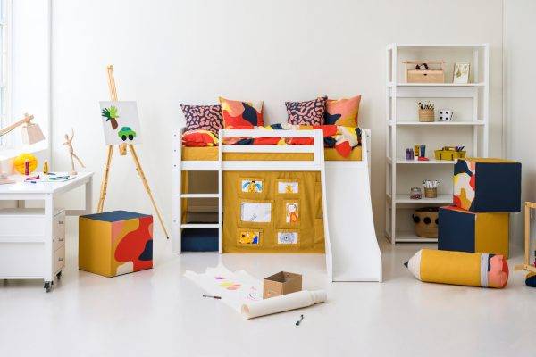 Hoppekids Creator gordijn voor halfhoog en stapelbed 70x160 cm - Afbeelding 4