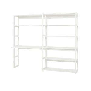 Hoppekids STOREY boekenplank met 8 planken en bureau, 100 cm