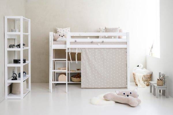 Hoppekids Pets gordijn voor halfhoog bed 90x200 cm - Afbeelding 3