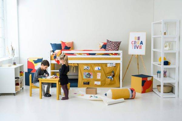 Hoppekids MADS kinder tafel, Autumn Yellow - Afbeelding 3
