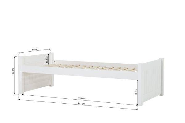 Hoppekids NOAH DELUXE junior bed 90x200, 2 medium uiteinden - Afbeelding 2