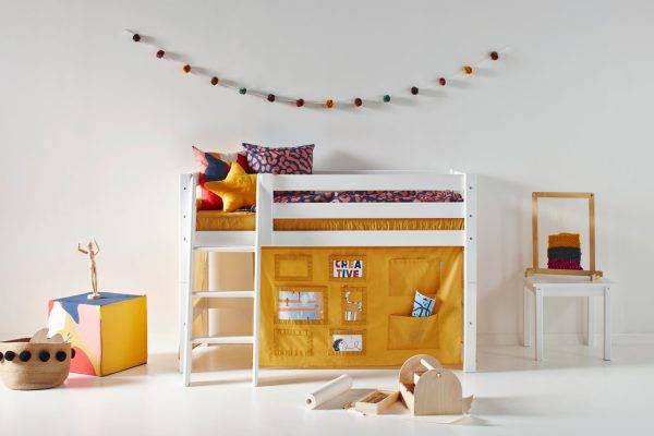 Hoppekids Creator gordijn voor halfhoog en stapelbed 70x160 cm - Afbeelding 3