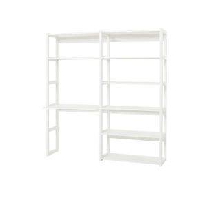 Hoppekids STOREY boekenplank met 8 planken en bureau, 80 cm