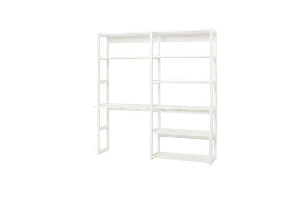 Hoppekids STOREY boekenplank met 8 planken en bureau, 80 cm