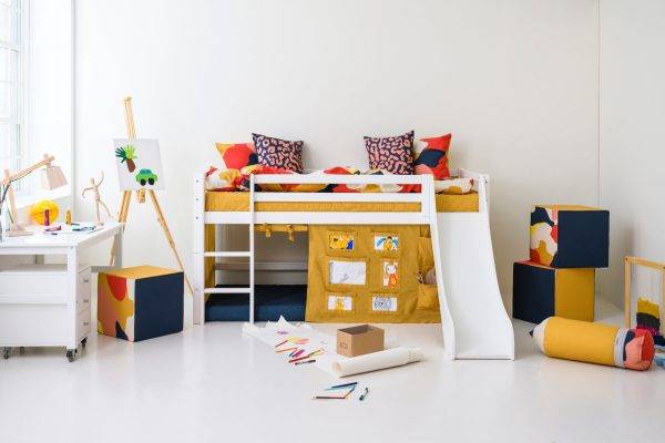 Hoppekids Creator gordijn voor halfhoog en stapelbed 90x200 cm - Afbeelding 3