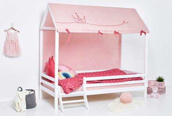 Hoppekids Prinsessen textiel voor huisbed 90x200 cm - Afbeelding 8