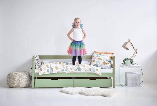 Hoppekids matrashoes, 70x160x9 cm, Wit - Afbeelding 9