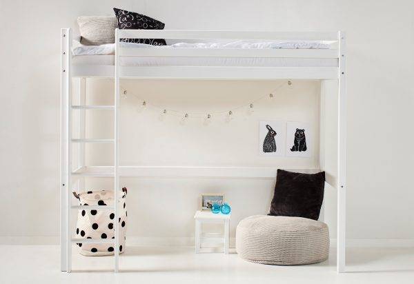 Hoppekids matrashoes 90x200x9 cm, Wit - Afbeelding 2