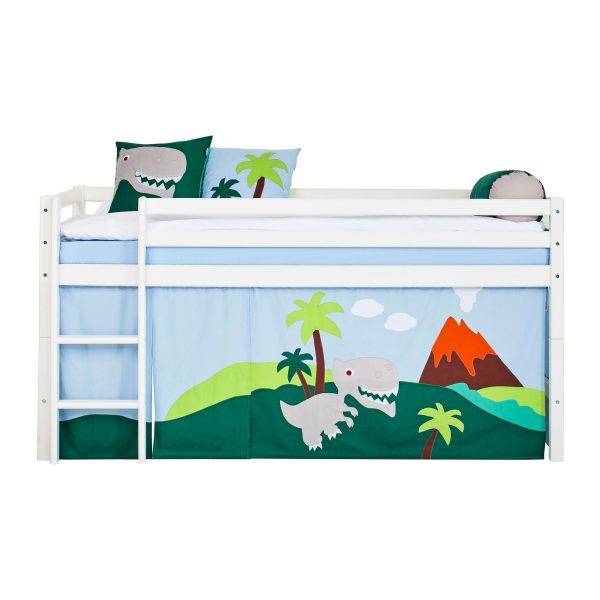 Hoppekids Dinosaurussen gordijn voor halfhoog en stapelbed 90x200 cm - Afbeelding 5