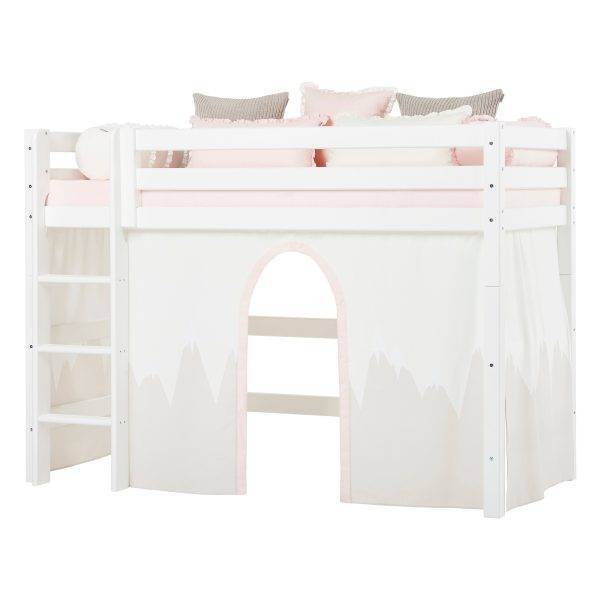 Hoppekids Winter Wonderland gordijn voor halfhoog bed 90x200 cm - Afbeelding 2