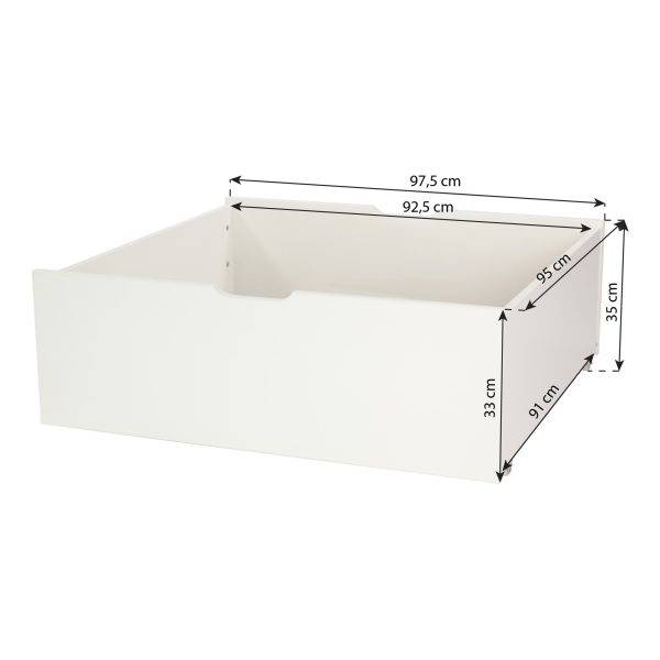 Hoppekids DELUXE Lades op wielen, Wit - Afbeelding 4