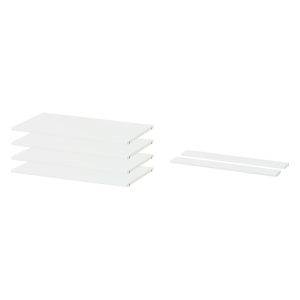 Hoppekids STOREY set met 4 planken en 2 dwarssteunen, 80 cm, Wit
