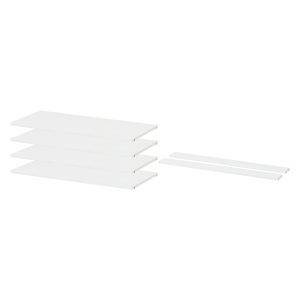 Hoppekids STOREY set met 4 planken en 2 dwarssteunen, 100 cm, Wit