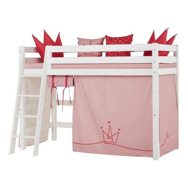 Hoppekids PRINSES Gordijn voor halfhoog bed 90x200 cm - Afbeelding 5