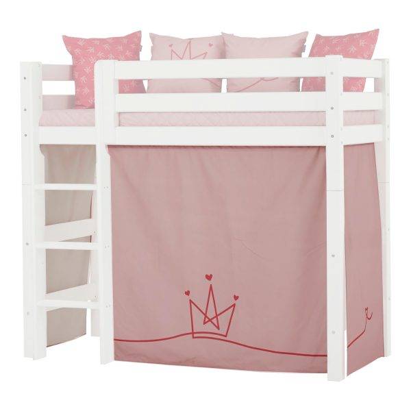 Hoppekids PRINSES Gordijn voor halfhoog bed 70x160 cm - Afbeelding 2