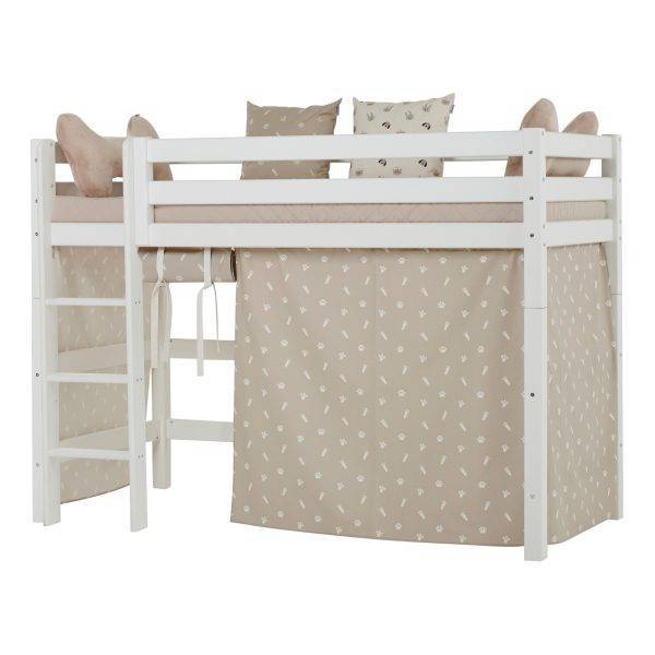 Hoppekids Pets gordijn voor halfhoog bed 90x200 cm - Afbeelding 2