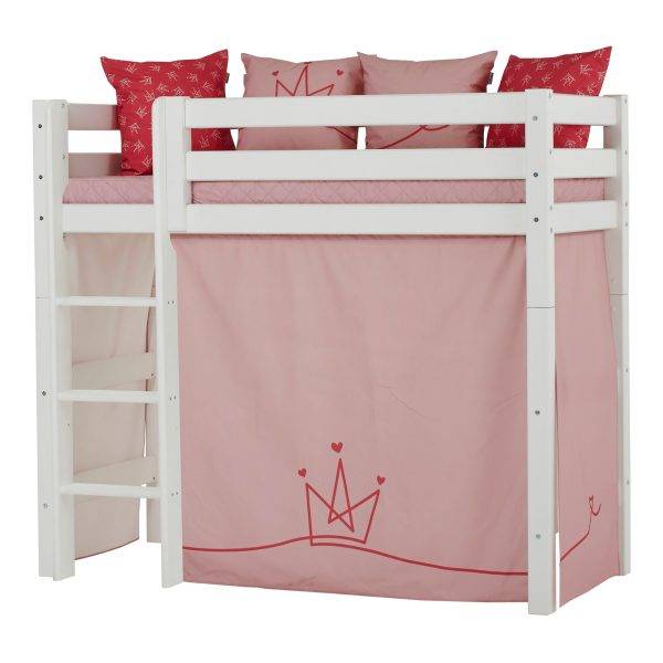 Hoppekids PRINSES Gordijn voor halfhoog bed 70x160 cm - Afbeelding 4