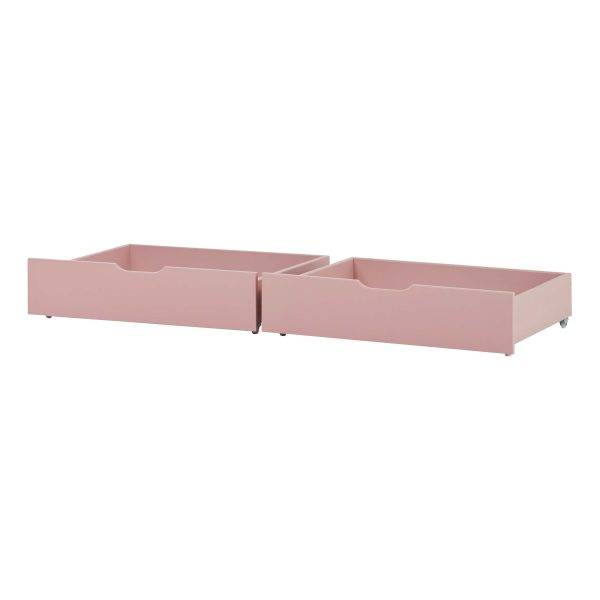Hoppekids ECO Comfort lade set voor 70x160 cm, Pale Rose