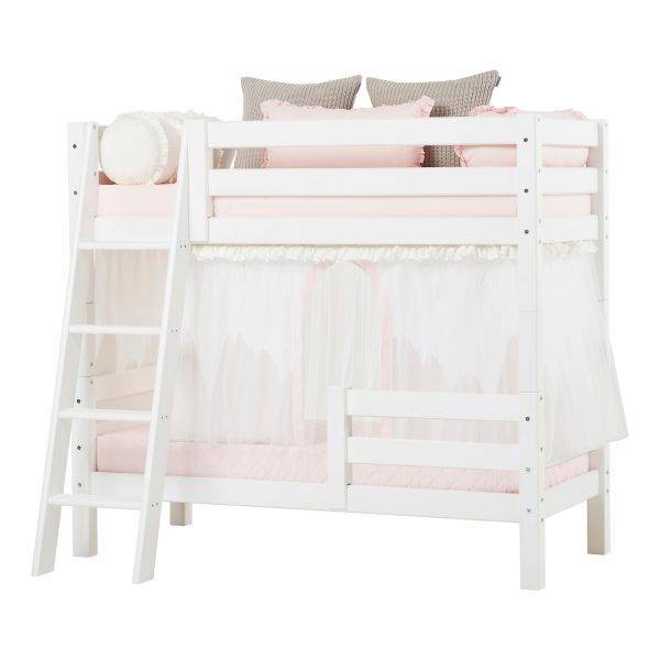 Hoppekids Winter Wonderland gordijn met tule voor halfhoog en stapelbed 70x160 cm - Afbeelding 6