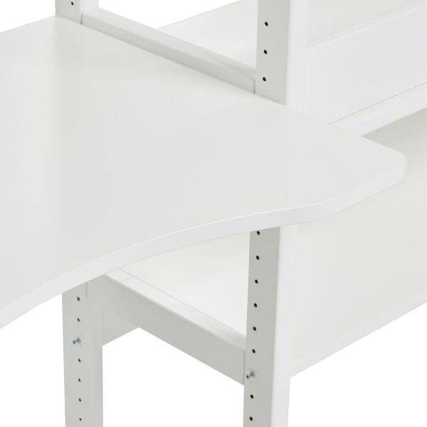 Hoppekids STOREY boekenplank met 8 planken en bureau, 80 cm - Afbeelding 5