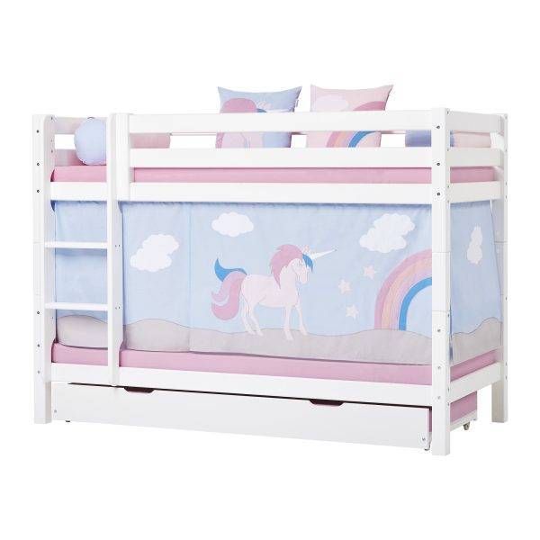 Hoppekids Eenhoorn gordijn voor halfhoog en stapelbed 90x200 cm - Afbeelding 7