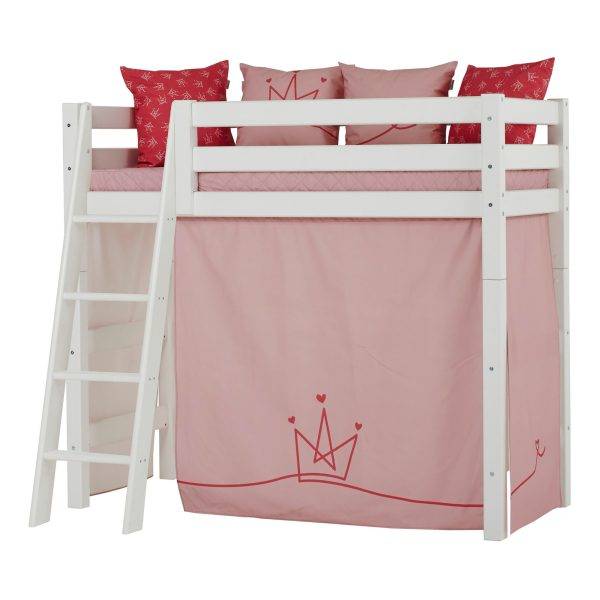 Hoppekids PRINSES Gordijn voor halfhoog bed 70x160 cm - Afbeelding 3