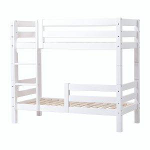 Hoppekids ECO Luxury stapelbed 70x160 cm met twee bedhekken, Wit