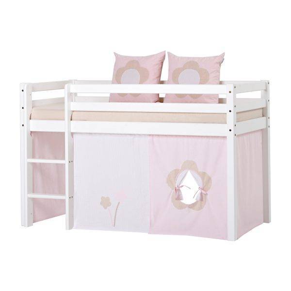 Hoppekids Sprookjesbloem gordijn voor halfhoog en stapelbed 70x160 cm - Afbeelding 2
