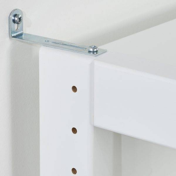 Hoppekids STOREY sectie met 8 planken, 80 cm, Wit - Afbeelding 4