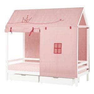 Hoppekids Prinsessen textiel voor huisbed 90x200 cm