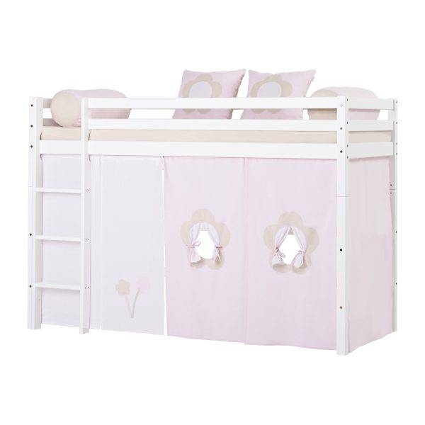 Hoppekids Sprookjesbloem gordijn voor halfhoogslaper 90x200 cm - Afbeelding 2