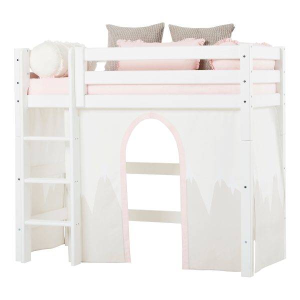 Hoppekids Winter Wonderland gordijn voor halfhoog bed 70x160 cm - Afbeelding 2