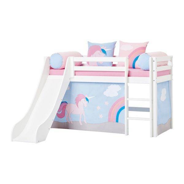 Hoppekids Eenhoorn gordijn voor halfhoog en stapelbed 70x160 cm - Afbeelding 6
