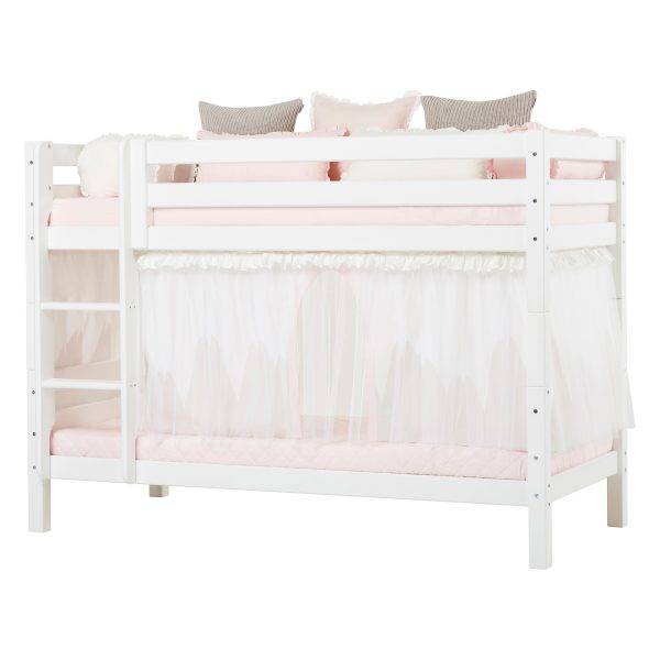 Hoppekids Winter Wonderland gordijn met tule voor halfhoog en stapelbed 90x200 cm - Afbeelding 6