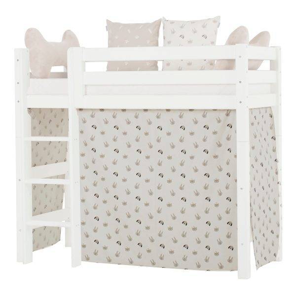 Hoppekids Pets gordijn voor halfhoog bed 70x160 cm - Afbeelding 2