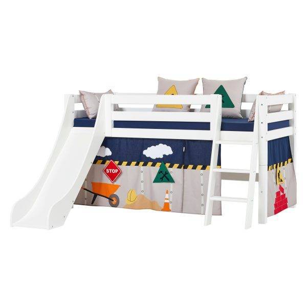 Hoppekids Bouw gordijn voor halfhoog en stapelbed 90x200 cm - Afbeelding 5
