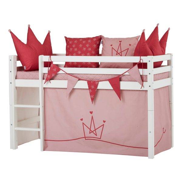 Hoppekids Prinses gordijn voor halfhoog en stapelbed 70x160 cm - Afbeelding 2