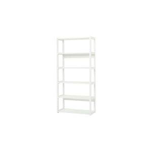 Hoppekids STOREY sectie met 6 planken, 80 cm, Wit
