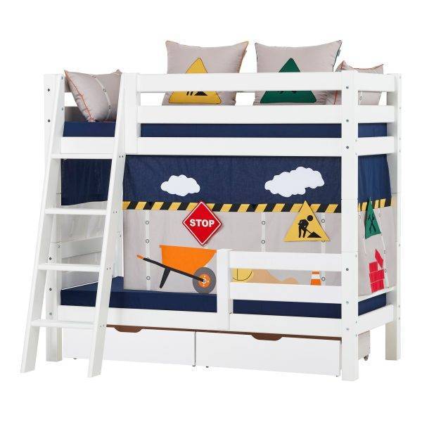 Hoppekids Bouw gordijn voor halfhoog en stapelbed 70x160 cm - Afbeelding 7