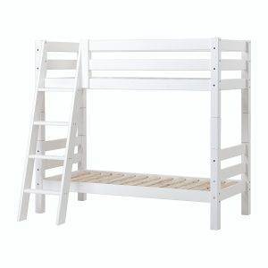 Hoppekids ECO Luxury stapelbed 70x160 cm met schuine ladder, Wit