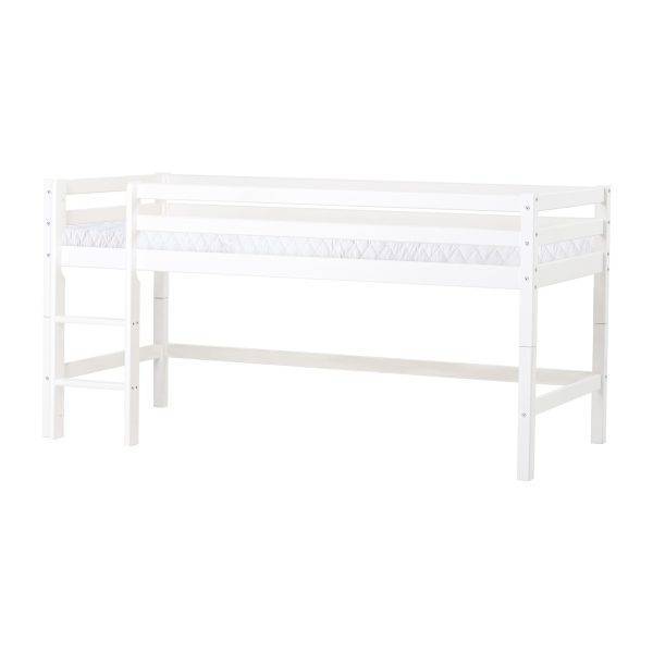 Hoppekids gewatteerde matrashoes 90x200x12 cm, Wit - Afbeelding 3